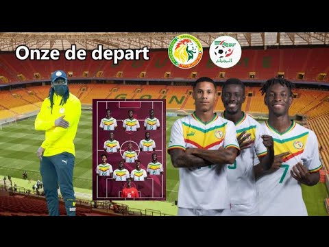L'équipe probable d'Aliou Cissé contre Algérie avec des surprises au milieu et à l'attaque
