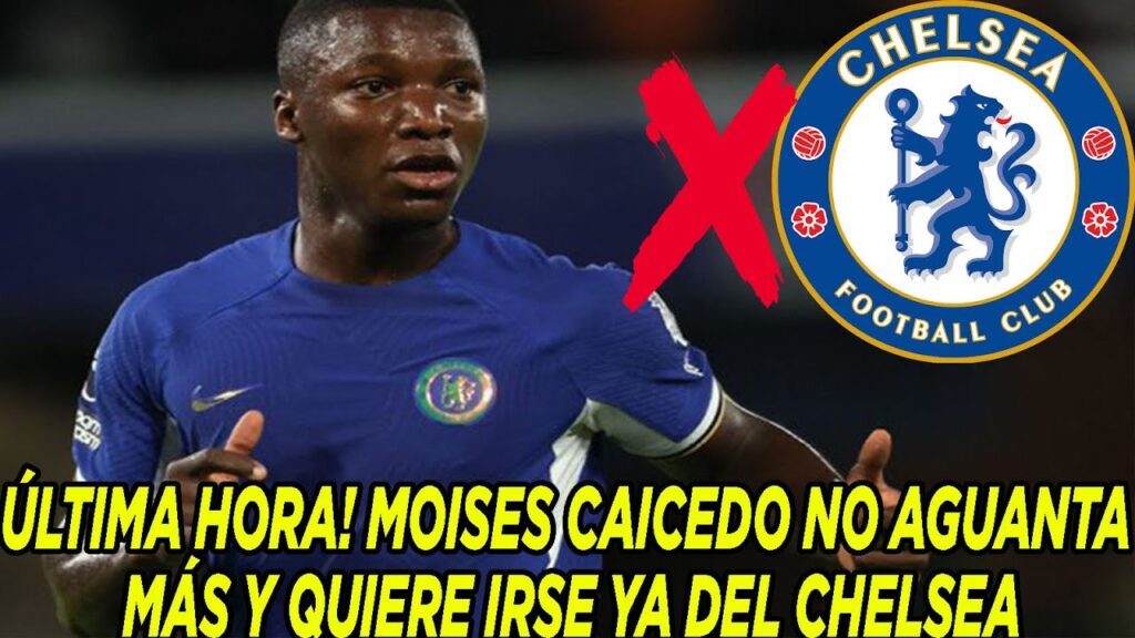 ÚLTIMA HORA! MOISES CAICEDO NO AGUANTA MÁS Y QUIERE IRSE YA DEL CHELSEA