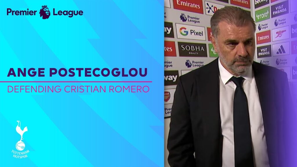 "Cristian Romero is an OUTSTANDING player" - Ange Postecoglou | Astro SuperSport