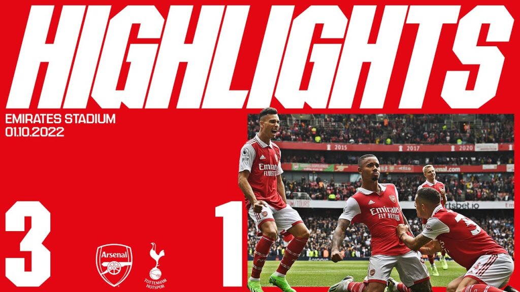 HIGHLIGHTS | Arsenal vs Tottenham Hotspur (3-1) | Partey, Jesus, Xhaka