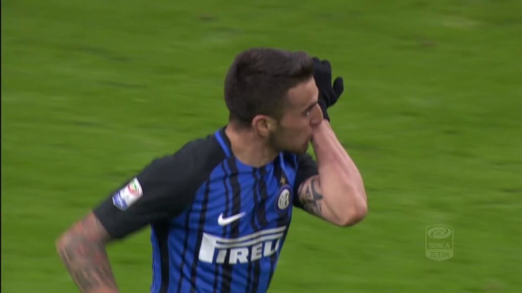 Il gol di Vecino - Inter - Roma 1-1 - Giornata 21 - Serie A TIM 2017/18