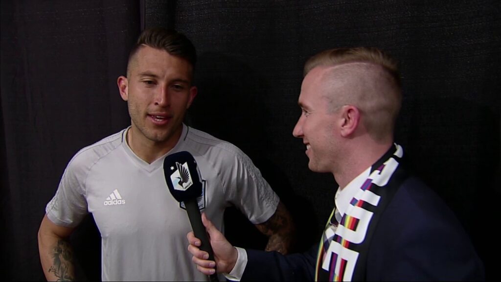 Calvo postgame interview with Jamie Watson
