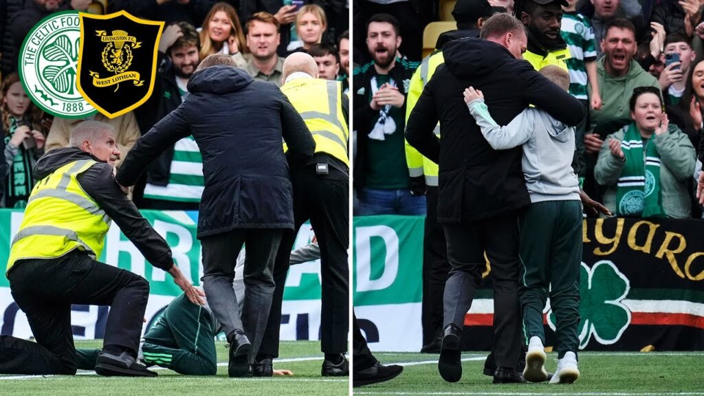LIVINGSTON - CELTIC | Brendan Rodgers Saves Young Celtic Fan from Security