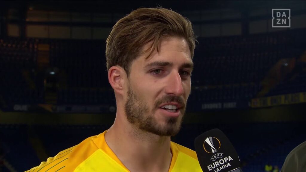 Kevin Trapp im DAZN Interview mit Alex Schlüter und Jonas Hummels nach Chelsea vs Frankfurt