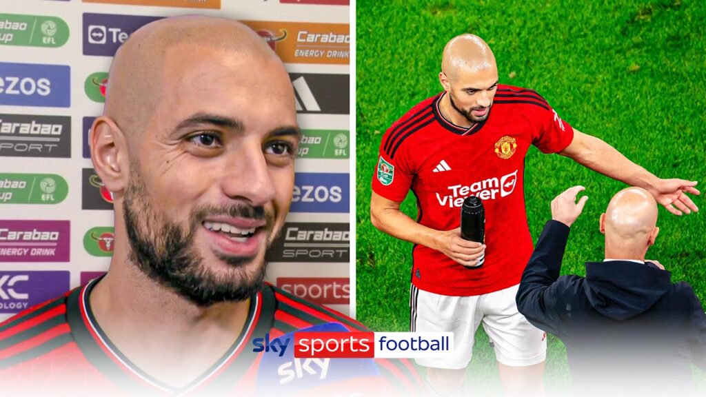 'I will even play as a goalkeeper!' 😅 | Sofyan Amrabat reacts to his full debut for Man United