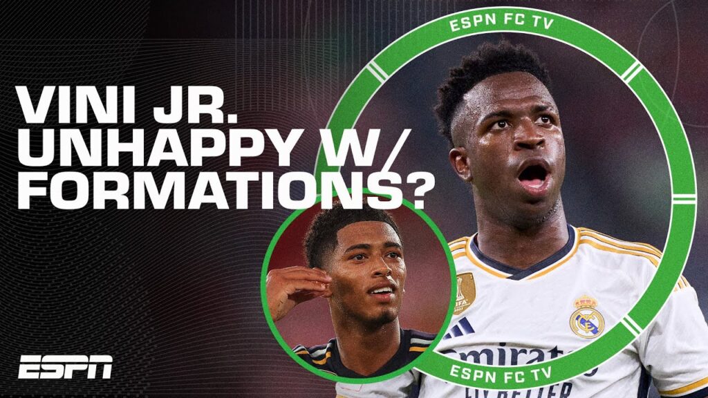 Vini Jr. unhappy with new formation? 👀 Bellingham is getting all the headlines! - Kirkland | ESPN FC