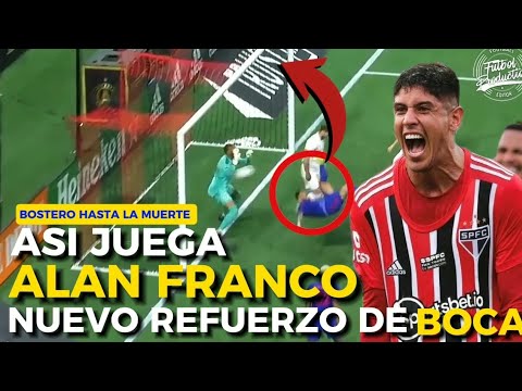 ASÍ juega ALAN FRANCO 2023 - NUEVO REFUERZO DE BOCA EN 2024