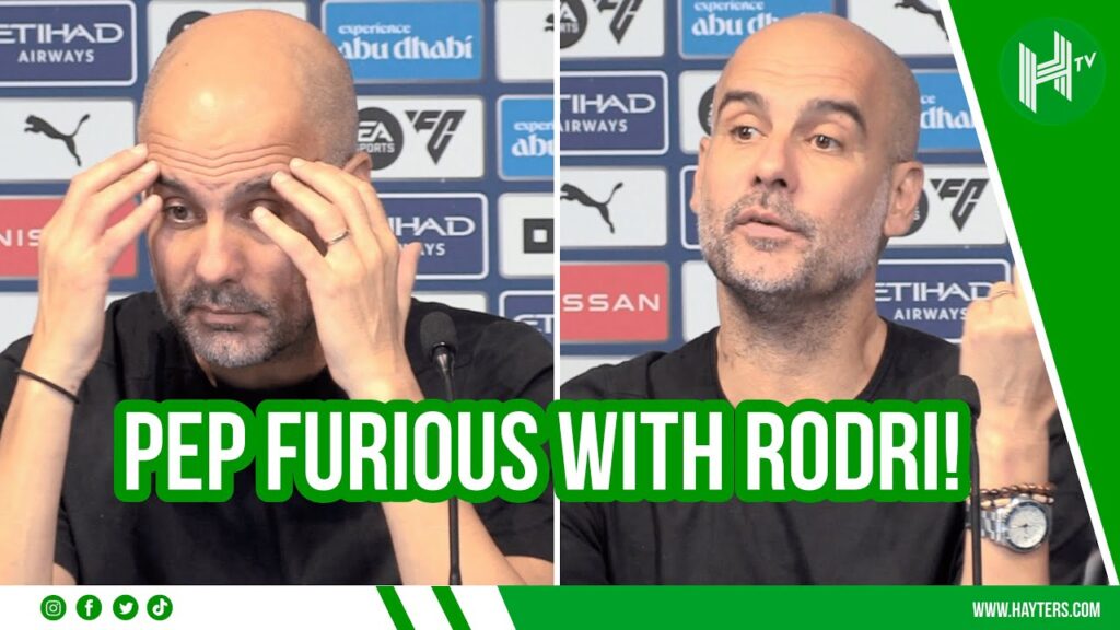 FURIOUS with Rodri! | Pep vents ANGER at midfielder | Man City 2-0 Forest