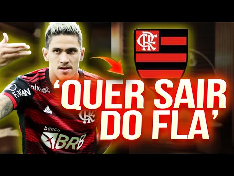 FONTE DO FLAMENGO DIZ QUE PEDRO ESTÁ "REVOLTADO" E QUER SAIR DO FLAMENGO SE SAMPAOLI CONTINUAR!