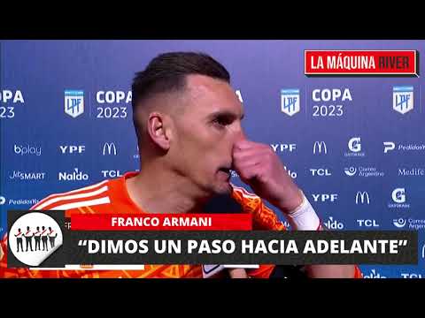 FRANCO ARMANI: "DIMOS UN PASO HACIA ADELANTE"