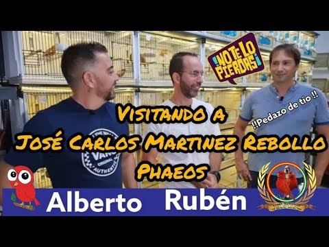 Visitando el aviario de JOSE CARLOS MARTINEZ REBOLLO 🫂.