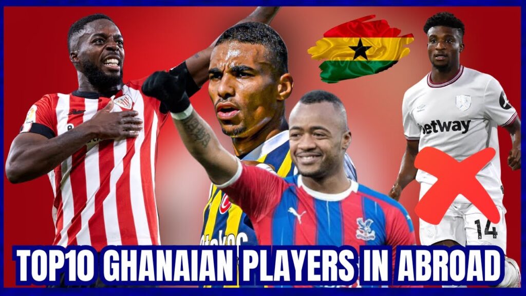 TOP 10 BEST GHANAIAN PLAYERS ABROAD + JORDAN AYEW CAPTAINS CRYSTAL PALACE🔥