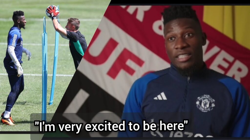 Onana Man United interview and training videos | Andre Onana first Manchester United interview...