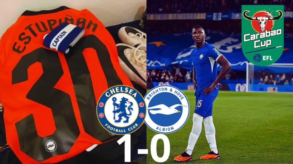 MOISES CAICEDO VS PERVIS ESTUPIÑAN CARABAO CUP | CHELSEA 1-0 BRIGHTON | MATCHDAY VLOG CARABAO CUP