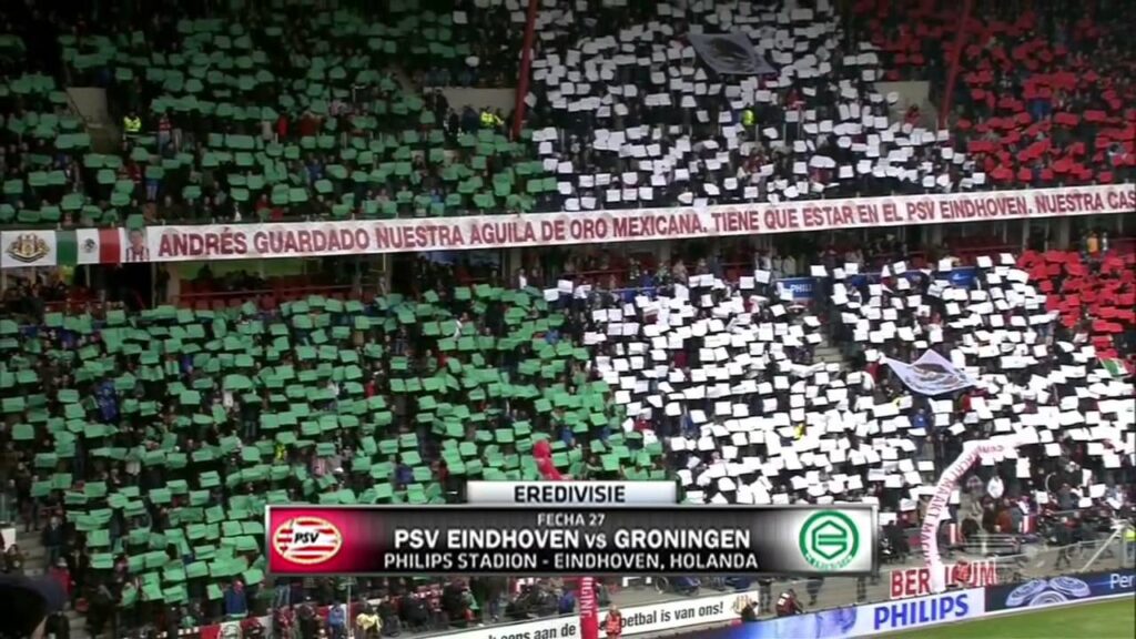 Hacen mosaico para Andrés Guardado
