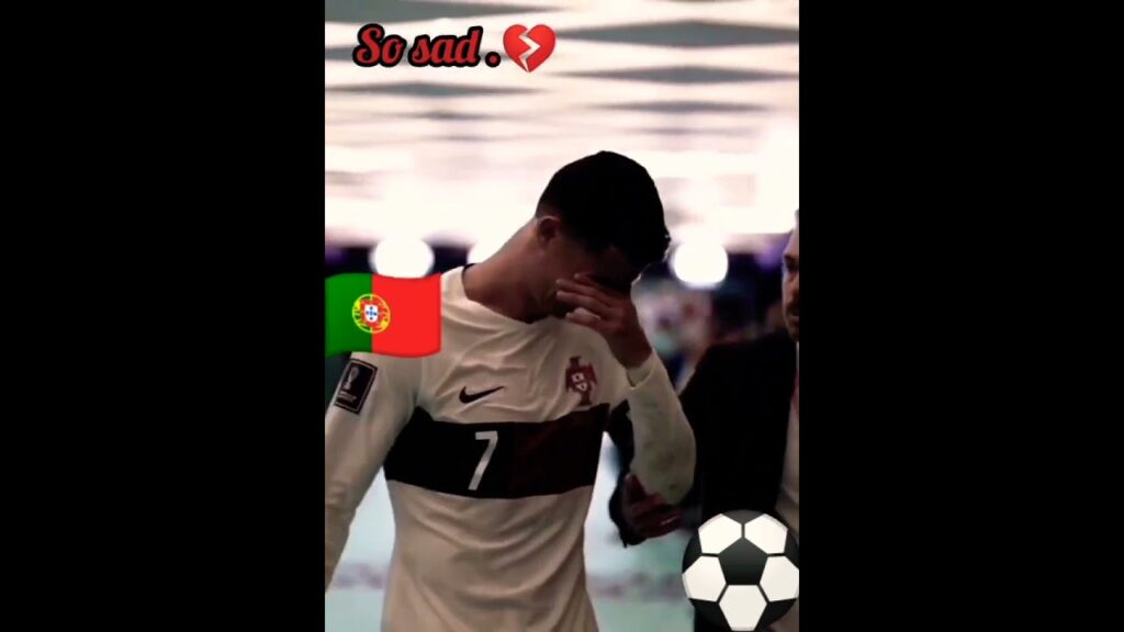 Ronaldo 🇵🇹 so sad last career match 💔😭😭
