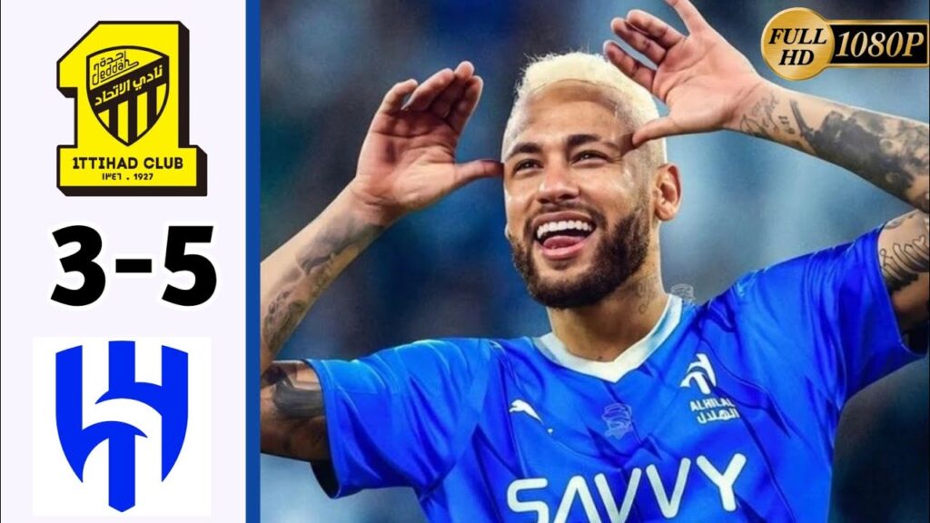 Al Ittihad vs Al Hilal 3-5 Saudi Pro League 2023 All Goals & Highlights HD