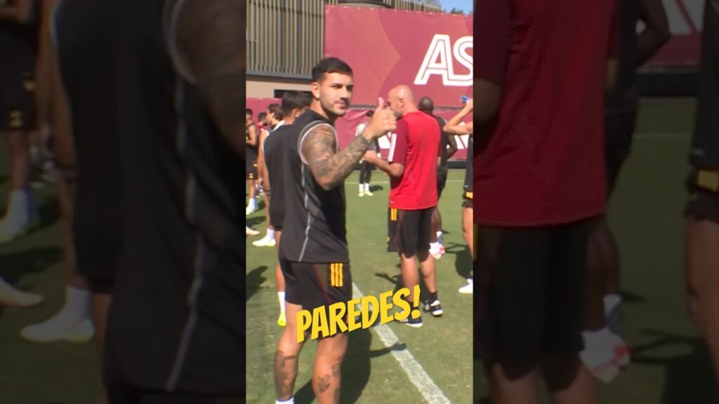 Cool as you like from Leandro Paredes 👍 #asroma #dajeroma #goals #seriea #skills