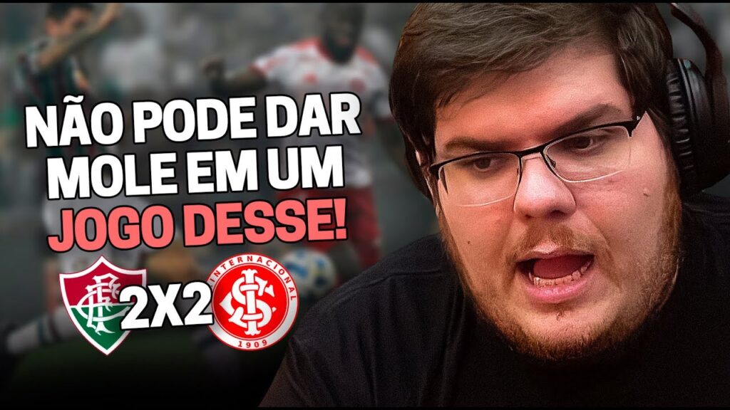 CASIMIRO REAGE: FLUMINENSE 2 X 2 INTERNACIONAL PELA SEMI DA LIBERTADORES 2023 | Cortes do Casimito