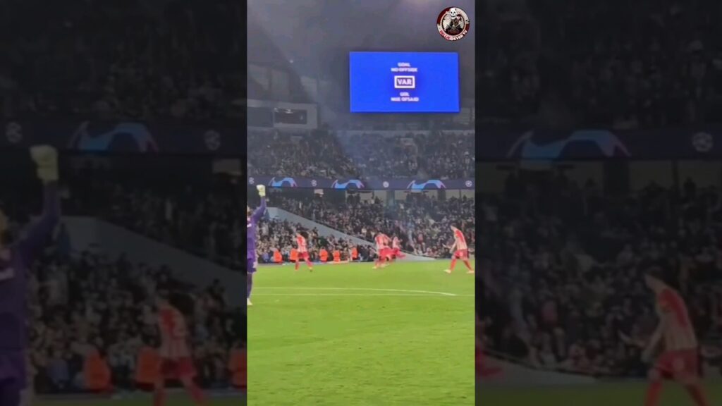 GOL Osman Bukari 45' | FC Manchester City - FK Crvena zvezda 0:1 | Zvezda vodi nakon VAR provere!