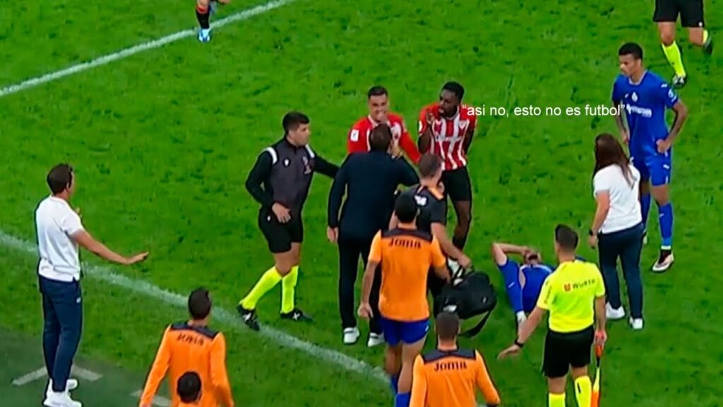 Iñaki Williams no aguantó el antifutbol de Bordalás