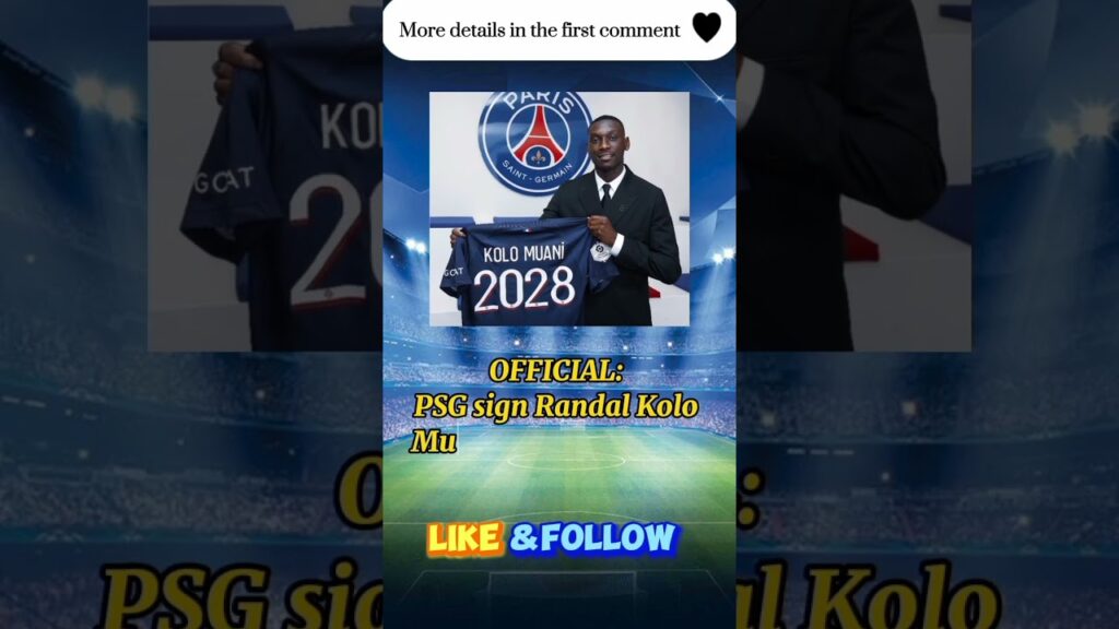 OFFICIAL: PSG sign Randal Kolo Muani from Frankfurt for €90M
