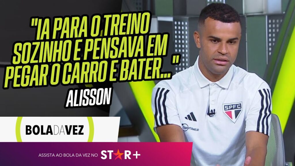 ALISSON FAZ RELATO FORTÍSSIMO SOBRE DEPRESSÃO E DIZ QUE PENSOU EM BATER O CARRO DE PROPÓSITO