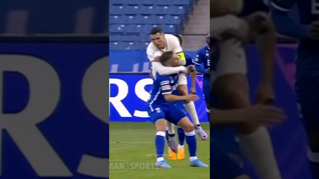 Cristiano Ronaldo #AL-NASSR vs Al Hilal #Headlock 😳 #shorts