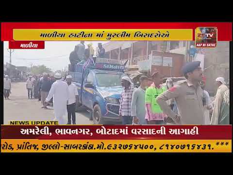 માળીયા હાટીના માં મુસ્લીમ બિરાદરોએ ઇદે મિલાદ બારમિશરીફ ની ઉજવણી કરી