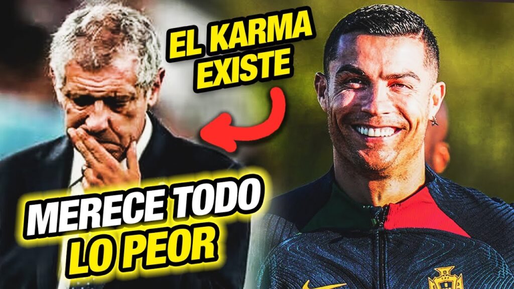 CRISTIANO RONALDO ARRUINÓ A FERNANDO SANTOS DESPEDIDO