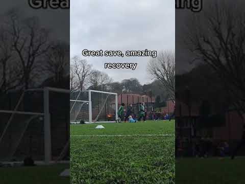 What a save 😳👏 (via @ollierussellgk) #shorts
