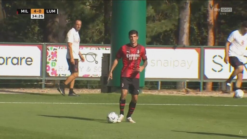 Christian Pulisic AC Milan DEBUT vs Lumezzane | 23/24 | Two Assists
