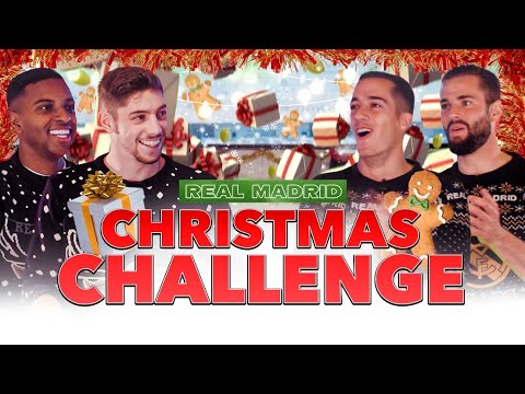 Real Madrid CHRISTMAS CHALLENGE! | Rodrygo, Valverde, Lucas & Nacho