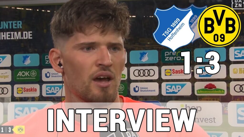 ,,Sind nicht so aufgetreten, wie wir wollten!" Gregor Kobel im Interview | Hoffenheim 1:3 Dortmund