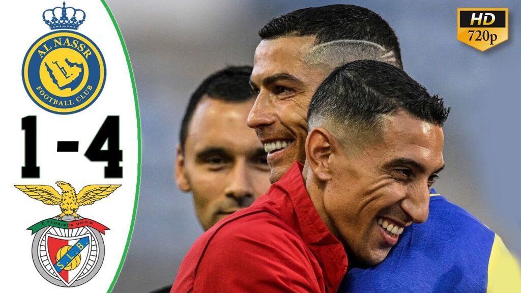 Ronaldo X De Maria 🔥 Benfica vs Al Nassr 4-1 All Goals & Highlights - 2023