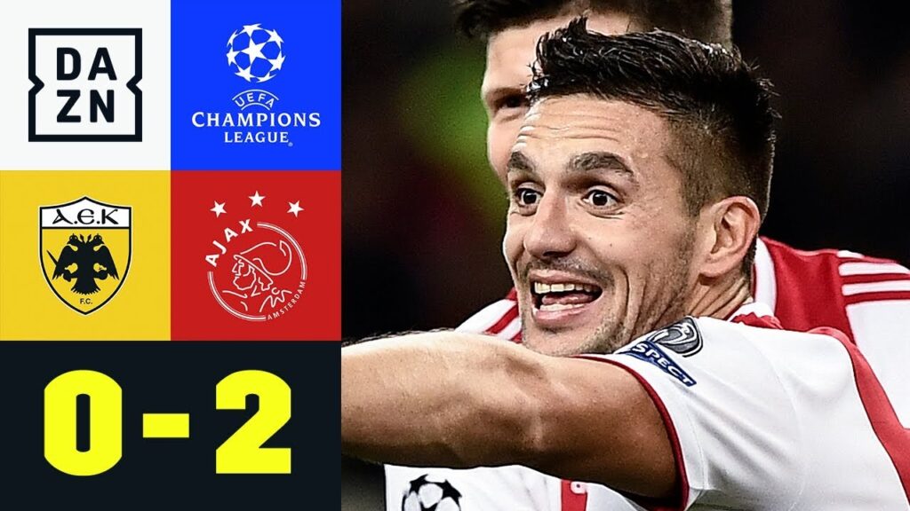 Dusan Tadic ballert Ajax in die K.o.-Runde: AEK – Ajax Amsterdam 0:2 | Champions League | Highlights Dusan Tadic ballert Ajax in die K.o.-Runde: AEK - Ajax Amsterdam 0:2 | Champions League | Highlights