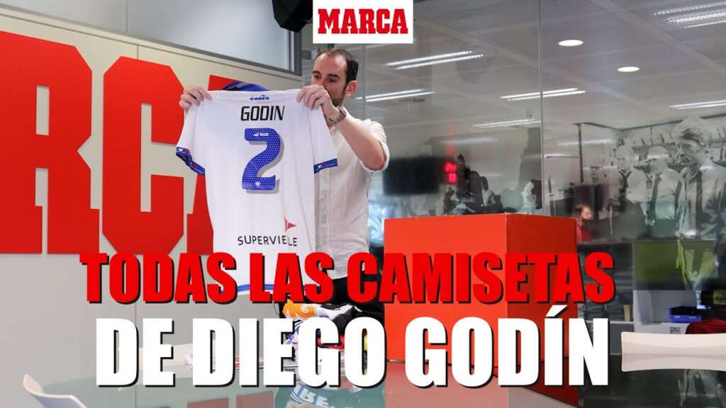 Godín define las camisetas de toda su carrera deportiva I MARCA