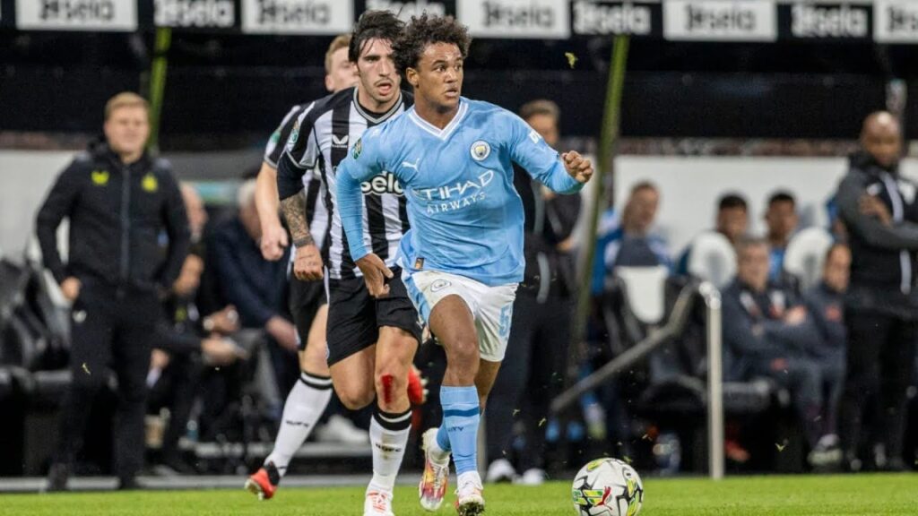 Oscar Bobb Man City vs Newcastle (EFL Cup) 27/09/2023
