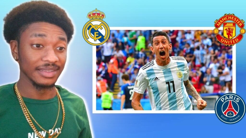 NBA Fan Reacts To Ángel Di Maria For The First Time!