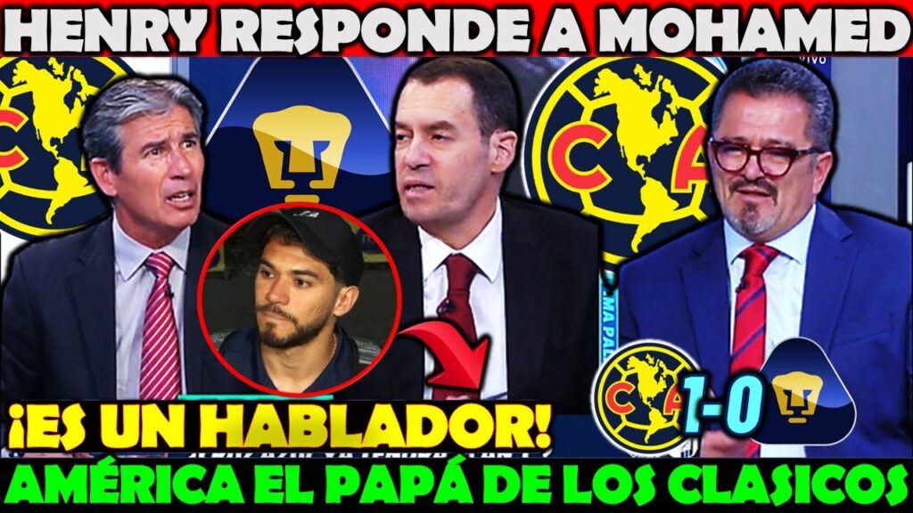 ✅🔥 ¡Henry Martin FURI0SO Responde a MOHAMED! | "ES UN HABLADOR" | América Fue Muy Superior a Pumas