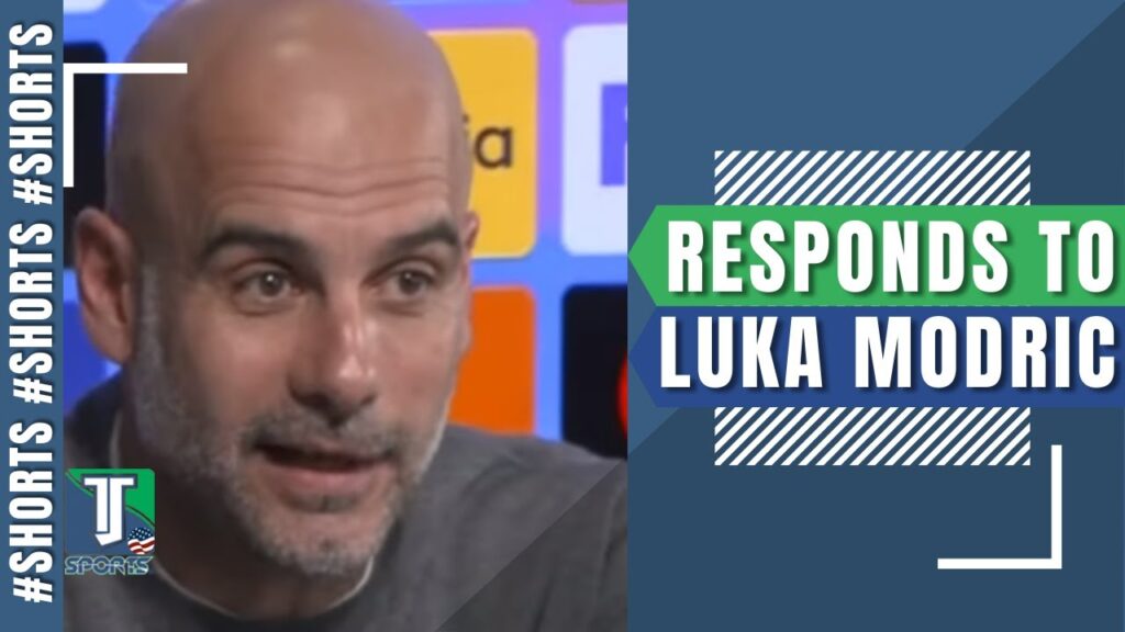 Pep Guardiola's WORDS about Luka Modric's COMMENTS #Shorts