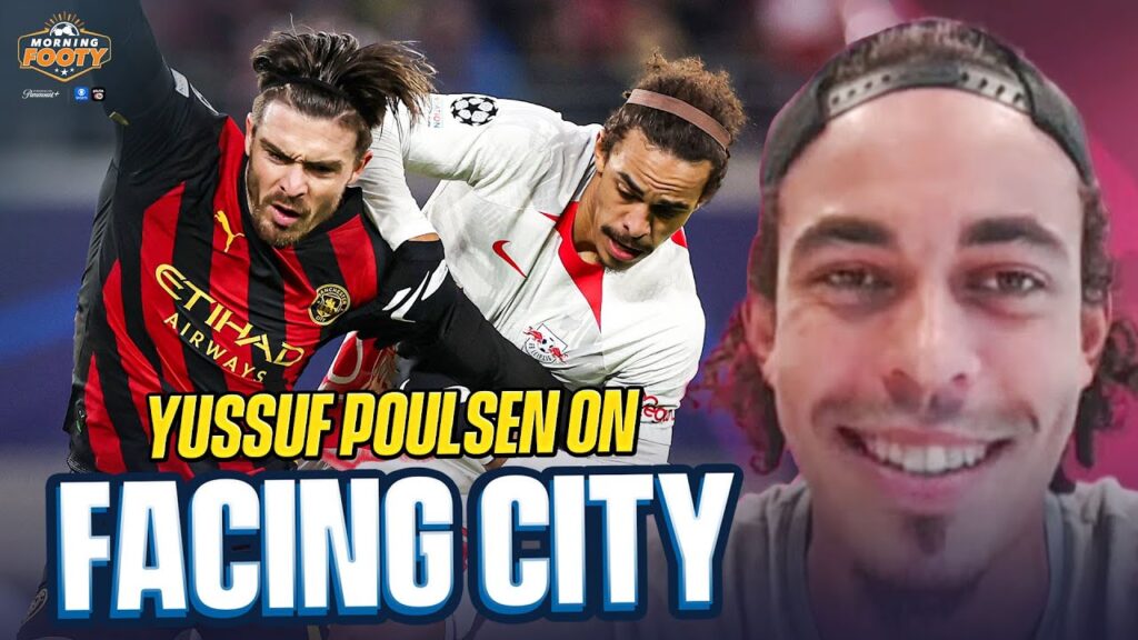 Yussuf Poulsen on facing Man City AGAIN in the #UCL, Bundesliga fight & more!
