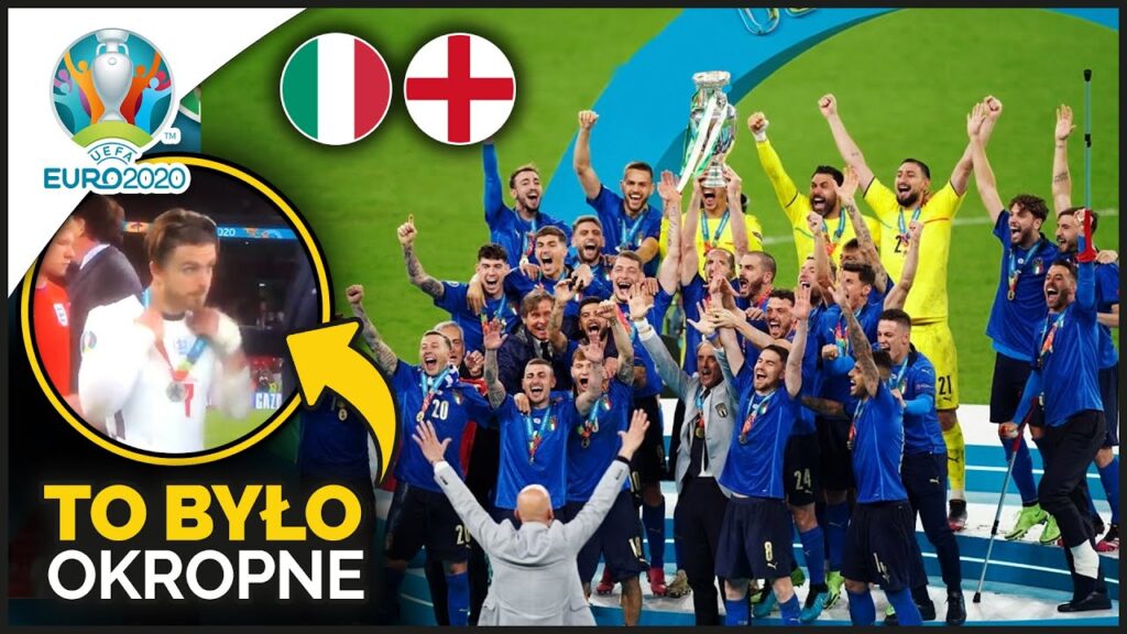 CHAMSKIE zachowanie Anglików... ZDJĘLI swoje medale... Włochy MISTRZAMI EUROPY! Koniec EURO 2020