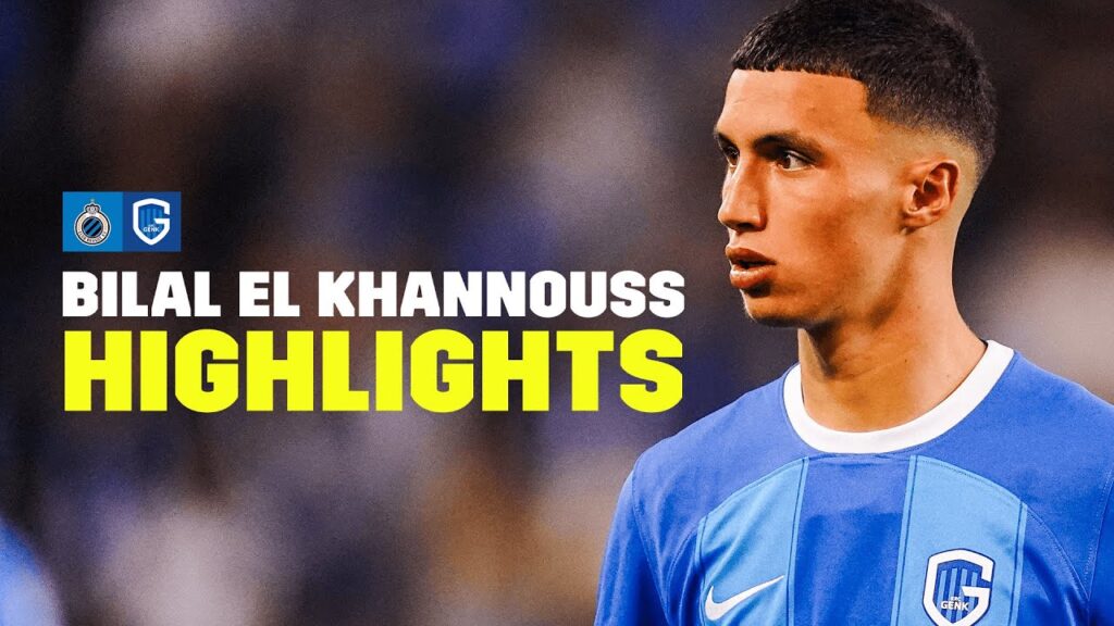 Bilal El Khannouss: Moroccan flair at KRC Genk 🇲🇦✨ #CLUGNK