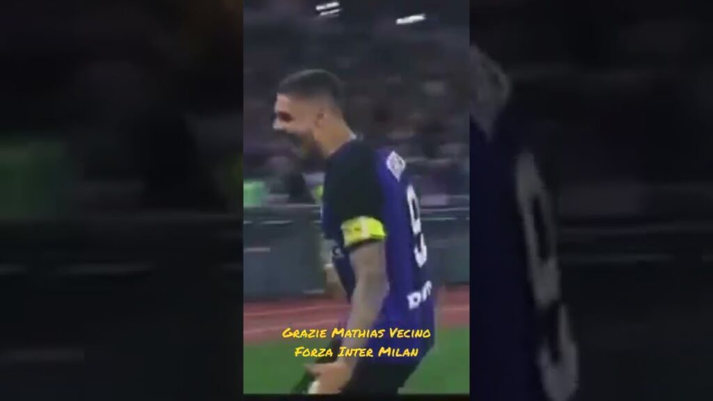 Grazie Mathias Vecino. you are part of us forza Inter Milan🖤💙