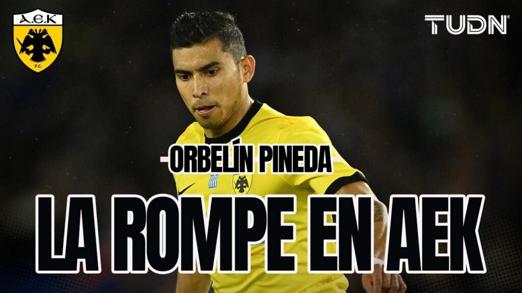 ¡EL MVP! 🇲🇽😎 Orbelín Pineda le da al AEK el Derbi de Atenas ante el Panathinaikos | TUDN