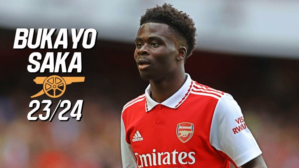 Bukayo Saka Arsenal 23/24 - Goals , Assists , Dribbling Skills - HD