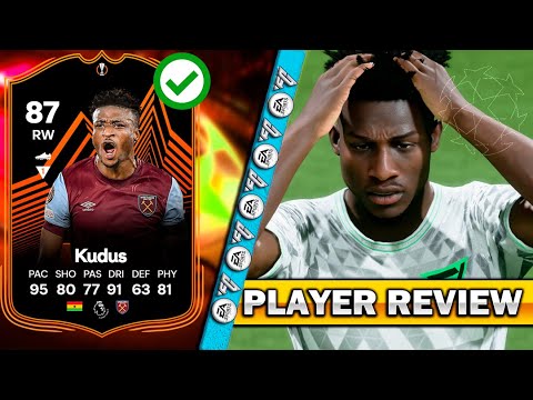 UPGRADE!! ASI JUEGA 84 MOHAMMED KUDUS RTTK SBC EUROPA LEAGUE EA SPORTS FC 24 *review