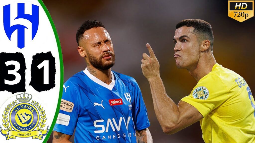 Al Nassr vs Al Hilal 3-1 RONALDO VS NEYMAR - Highlights & All Goals 2023