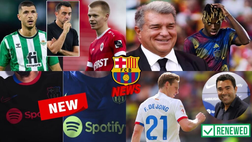 January Pivot SIGNING🚨| Nico William PURSUIT Begins💣| De Jong Renewal TALKS On✍️| New Kits LEAKED👕